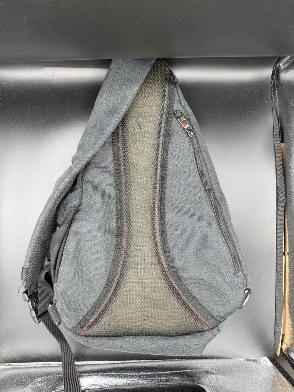 Swiss Tech Dark Gray Crossbody Sling Travel Bag